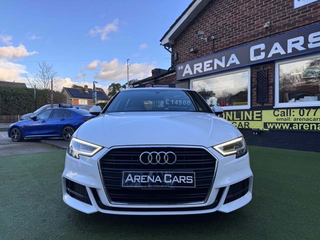 Audi A3 1.0 Tfsi 30 S Line Sportback S Tronic E White #2