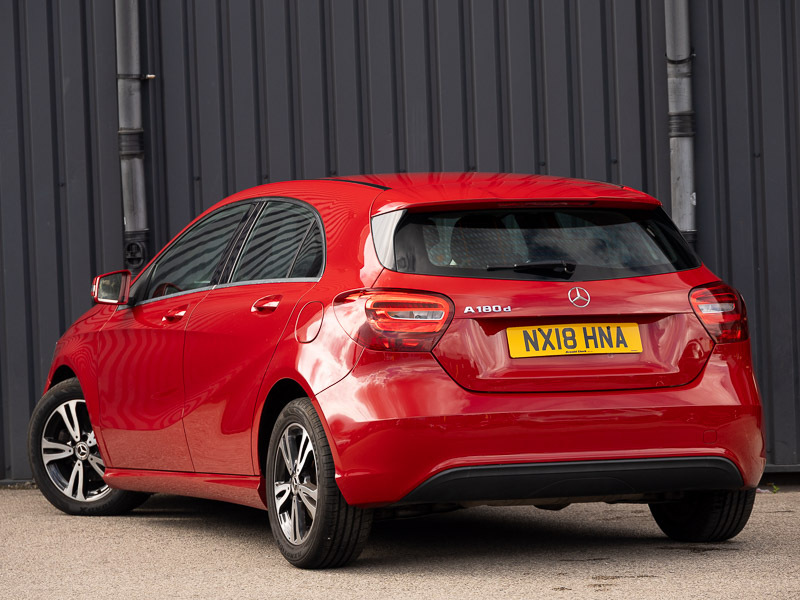 Mercedes-Benz A Class A180d Se NX18HNA Red #2