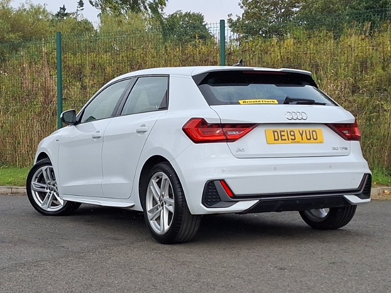 Audi A1 30 Tfsi S Line S Tronic DE19YUO White #2