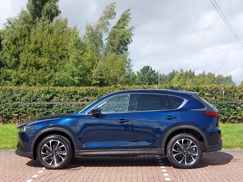 Mazda CX-5 2.0 E-skyactiv G Mhev Exclusive-line GSZ9316 Blue #4