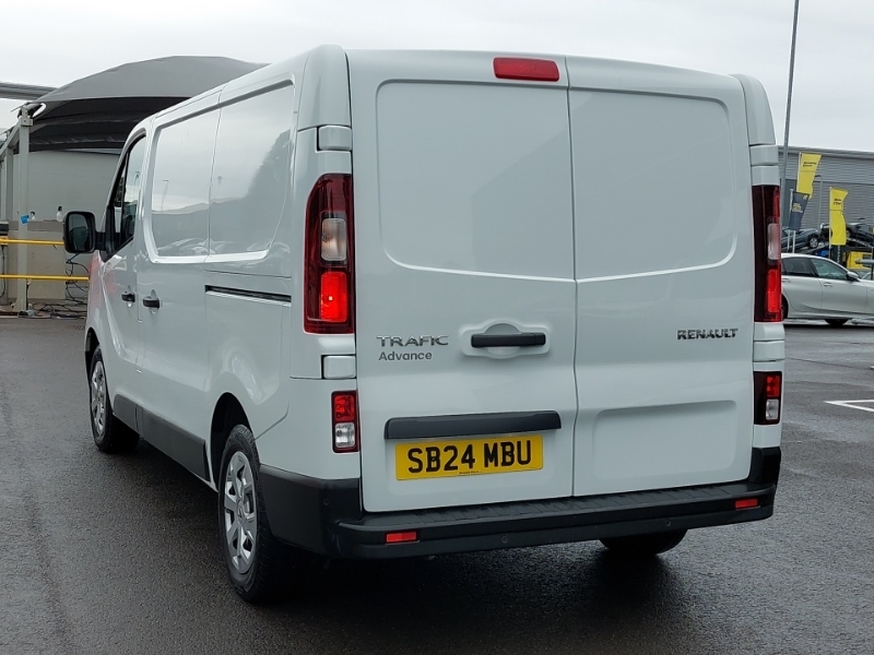 Renault Trafic Sl30 Blue Dci 130 Advance Van SB24MBU White #2