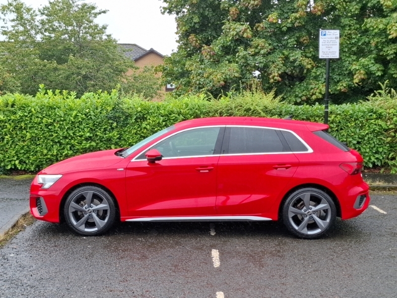 Audi A3 30 Tfsi S Line S Tronic GP23CVL Red #4