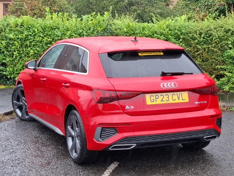 Audi A3 30 Tfsi S Line S Tronic GP23CVL Red #2