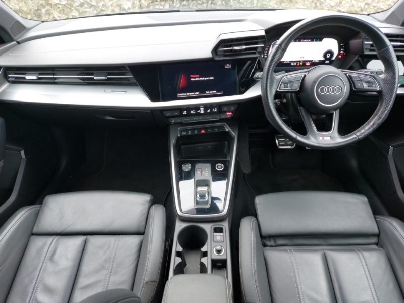 Audi A3 30 Tfsi S Line S Tronic YA72RFJ Black #3