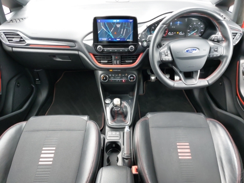 Ford Fiesta 1.0 Ecoboost St-line X EG68XFW Red #3