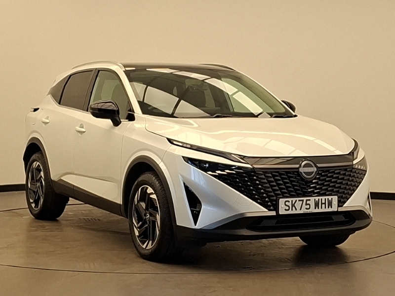 Nissan Qashqai 1.3 Dig-t Mh 158 N-connecta Glass Rf Xtronic White