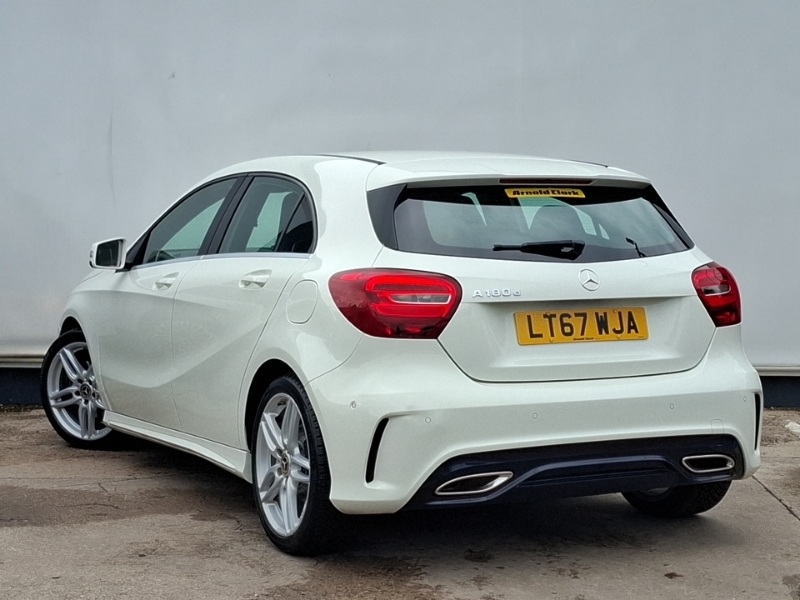 Mercedes-Benz A Class A180d Amg Line Executive LT67WJA White #2