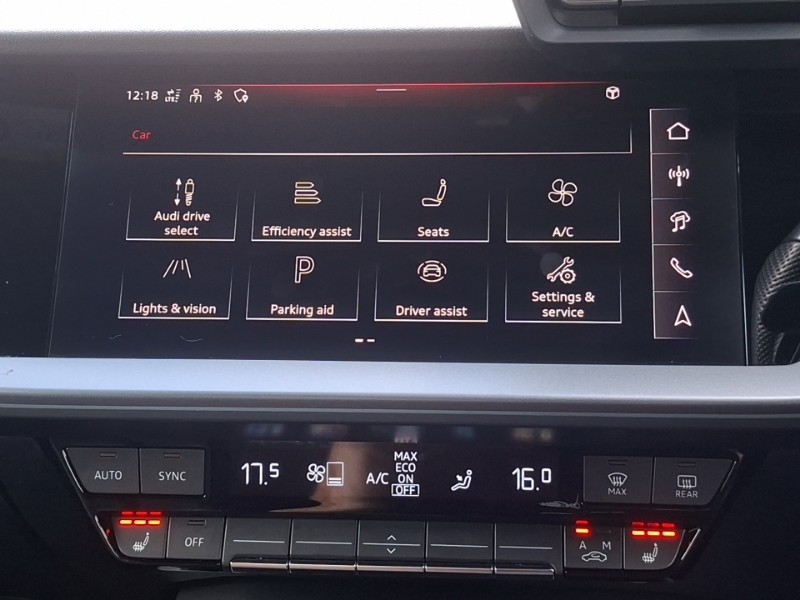 Audi A3 1.5 Tfsi 150 Black Edition Tech Pack Grey #17