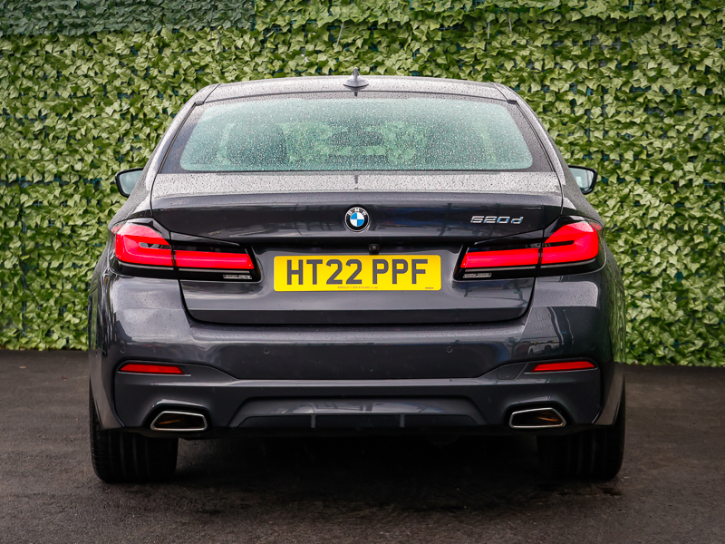 BMW 5 Series Blue #15
