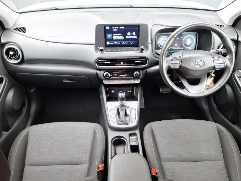Hyundai Kona 1.6 Gdi Hybrid Se Connect Dct White #3