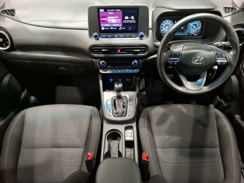 Hyundai Kona 1.6 Gdi Hybrid Se Connect Dct White #3