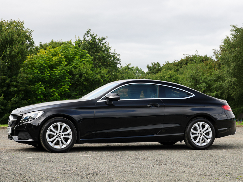 Mercedes-Benz C Class Coupe Silver #14