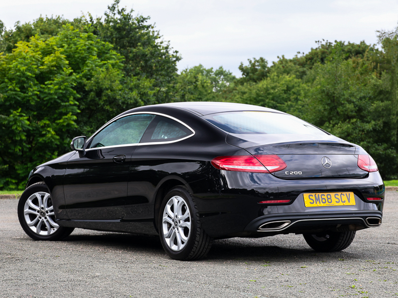 Mercedes-Benz C Class Coupe Silver #18