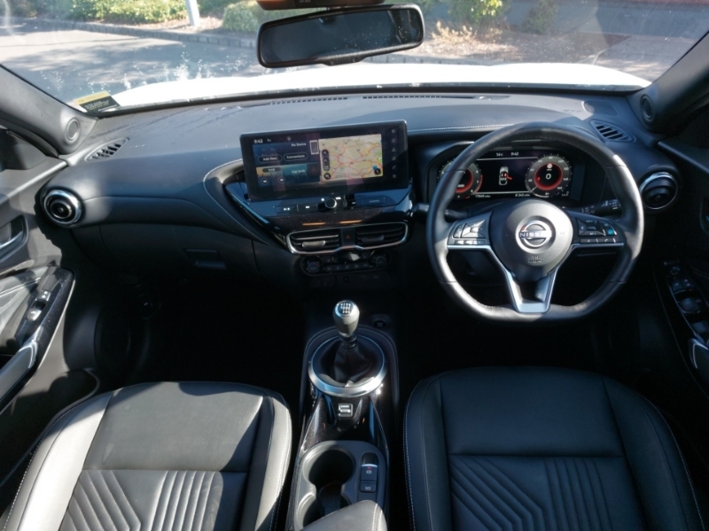 Nissan Juke 1.0 Dig-t Tekna White #3