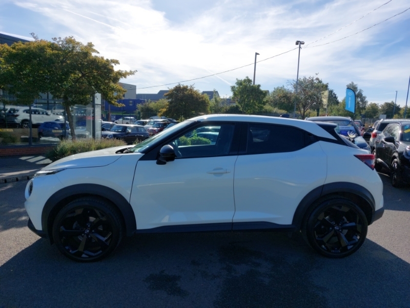 Nissan Juke 1.0 Dig-t Tekna White #4