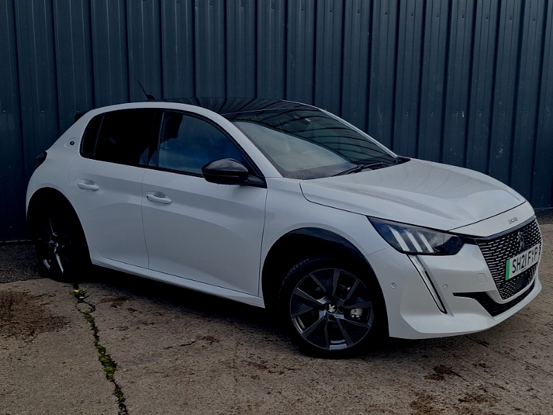 Peugeot e-208 50Kwh Gt White #7