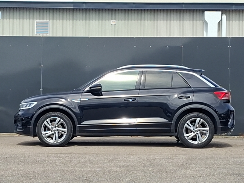 Volkswagen T-Roc 1.5 Tsi R-line Dsg Black #4