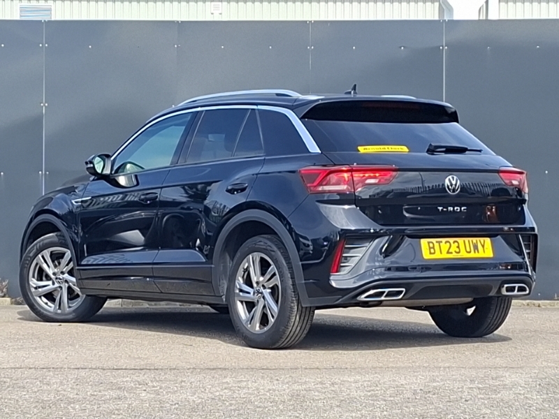 Volkswagen T-Roc 1.5 Tsi R-line Dsg Black #2