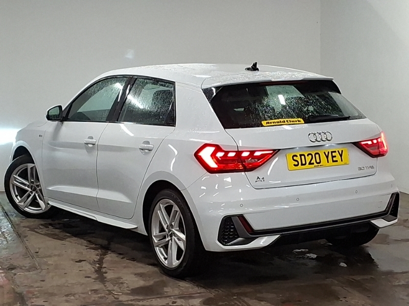 Audi A1 30 Tfsi 110 S Line SD20YEY White #2
