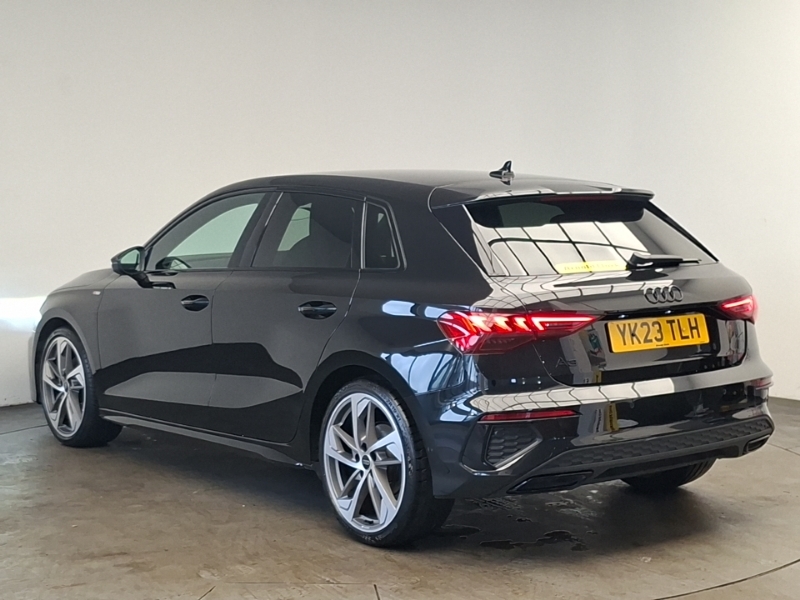 Audi A3 35 Tfsi Black Edition YK23TLH Black #2
