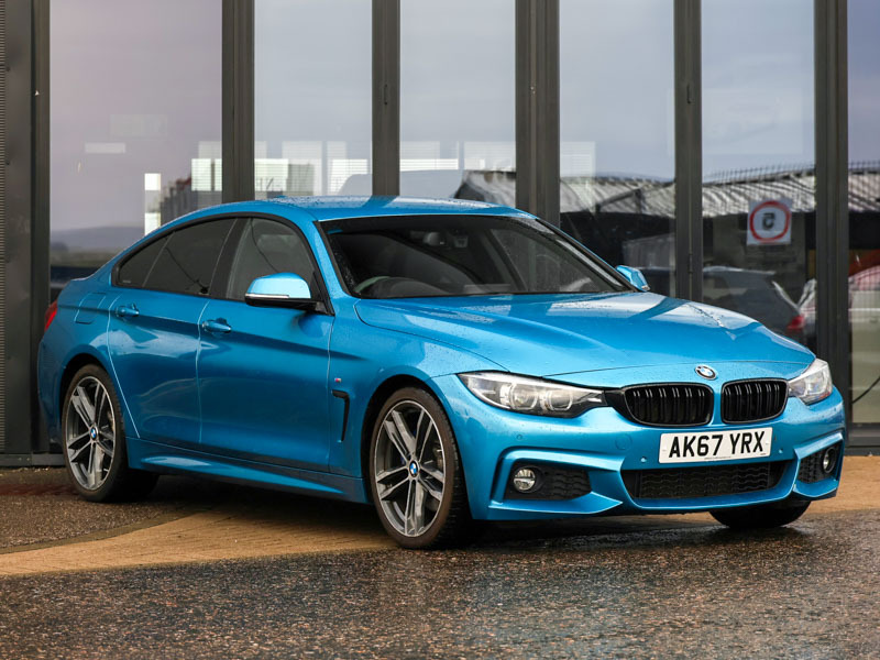 BMW 4 Series 420I M Sport Professional Media Blue