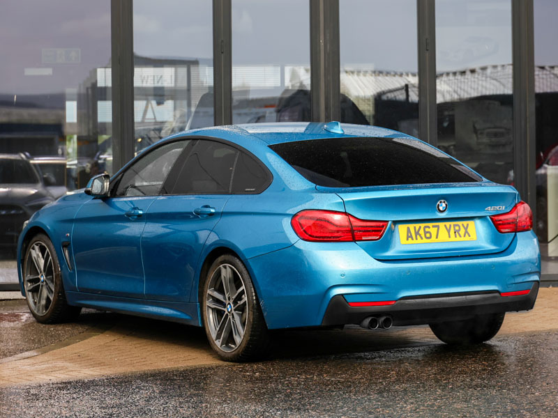 BMW 4 Series 420I M Sport Professional Media Blue #2