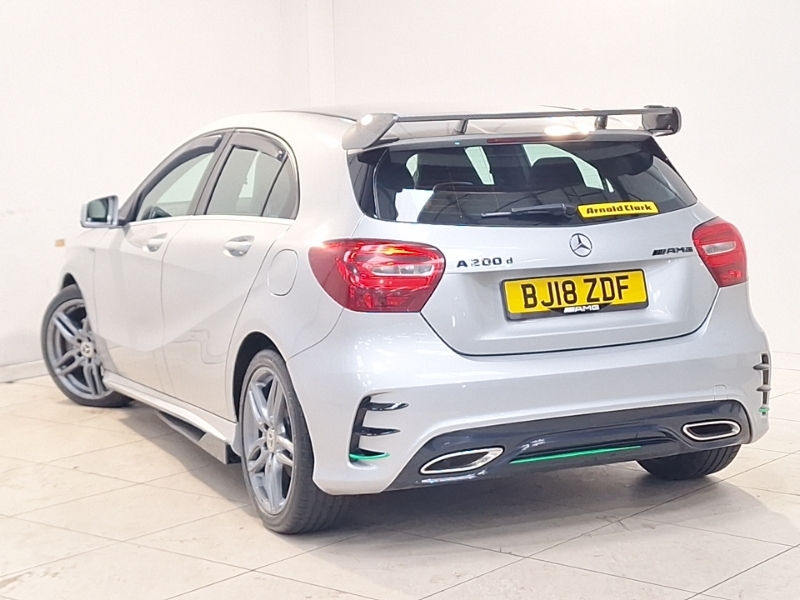 Mercedes-Benz A Class A200d Amg Line BJ18ZDF Silver #2