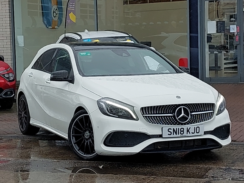 Mercedes-Benz A Class A200d Amg Line Premium Plus White