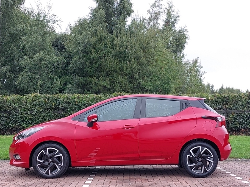 Nissan Micra 1.0 Ig-t 92 Acenta Cvt Vision Pack Red #4