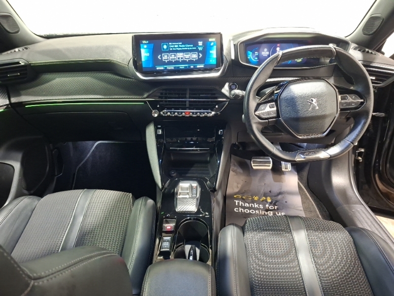 Peugeot e-2008 100Kw Gt 50Kwh Black #3