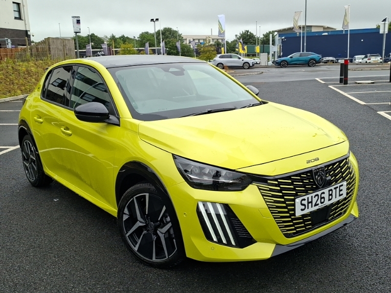 Peugeot 208 1.2 Hybrid 110 Gt Premium E-dsc6 Yellow