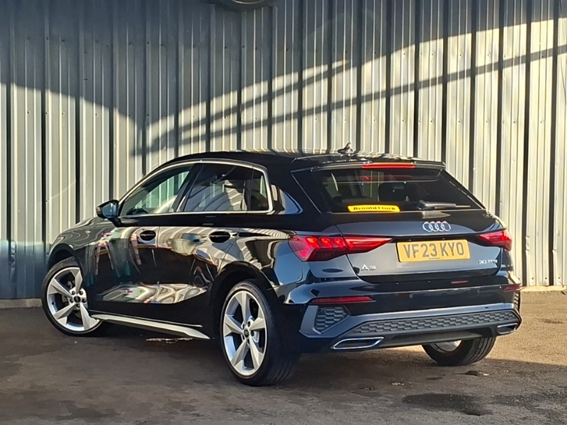 Audi A3 30 Tfsi S Line S Tronic VF23KYO Black #2