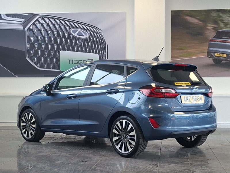 Ford Fiesta 1.0 Ecoboost Titanium X AMZ9654 Blue #2
