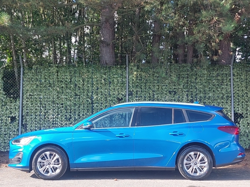 Ford Focus 1.0 Ecoboost Hybrid Mhev 155 Titanium SC23GFJ Blue #4