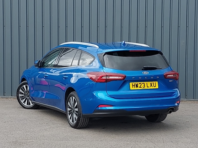 Ford Focus 1.0 Ecoboost Hybrid Mhev 155 Titanium X HW23LXU Blue #2