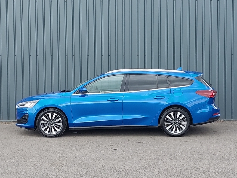 Ford Focus 1.0 Ecoboost Hybrid Mhev 155 Titanium X HW23LXU Blue #4