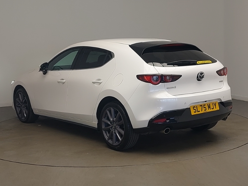 Mazda 3 2.5 E-skyactiv G Mhev 140 Exclusive-line White #2