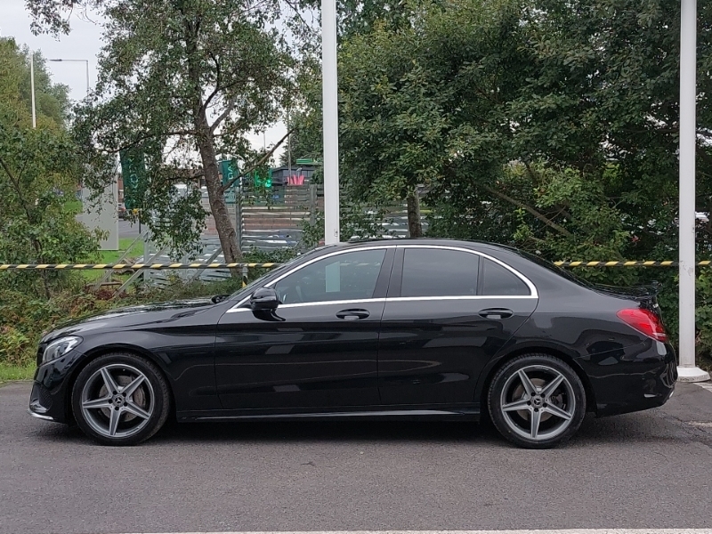 Mercedes-Benz C Class C220d Amg Line Black #4