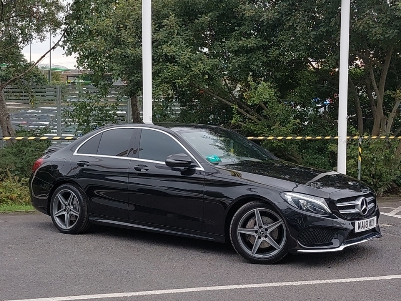 Mercedes-Benz C Class C220d Amg Line Black #6