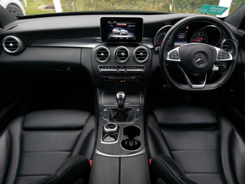 Mercedes-Benz C Class C220d Amg Line Black #3