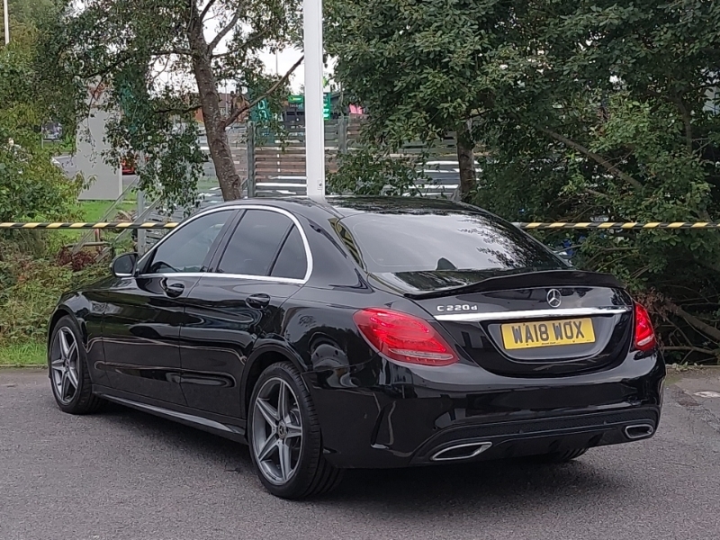 Mercedes-Benz C Class C220d Amg Line Black #2