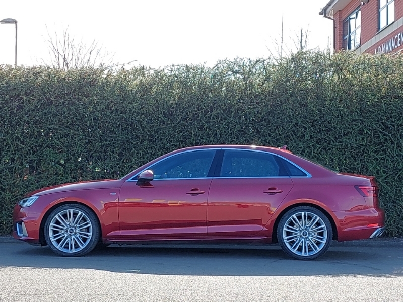 Audi A4 40 Tdi S Line S Tronic BG19NJE Red #4