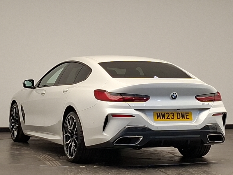 BMW 8 Series 840I M Sport White #2