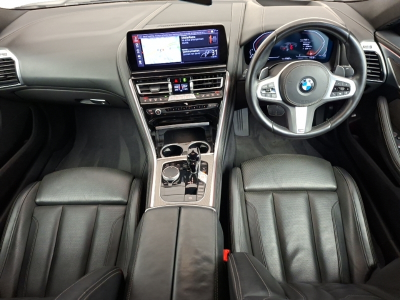 BMW 8 Series 840I M Sport White #4