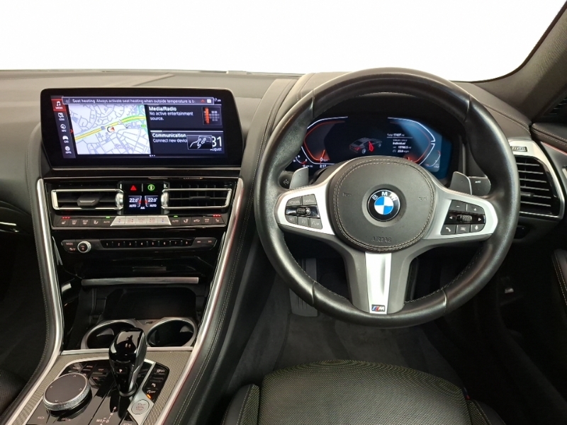 BMW 8 Series 840I M Sport White #5