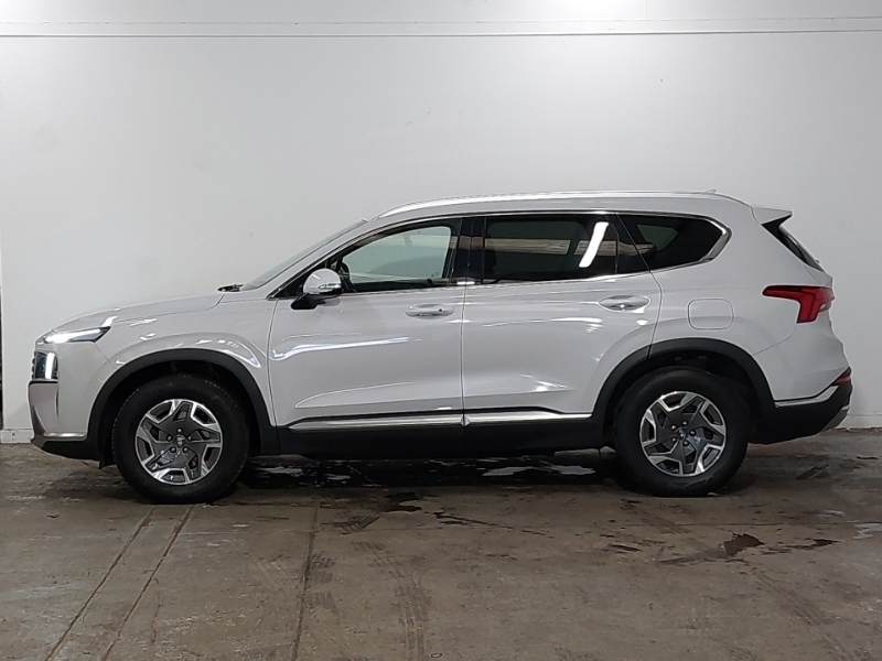 Hyundai Santa Fe 1.6 Tgdi Hybrid Premium White #4