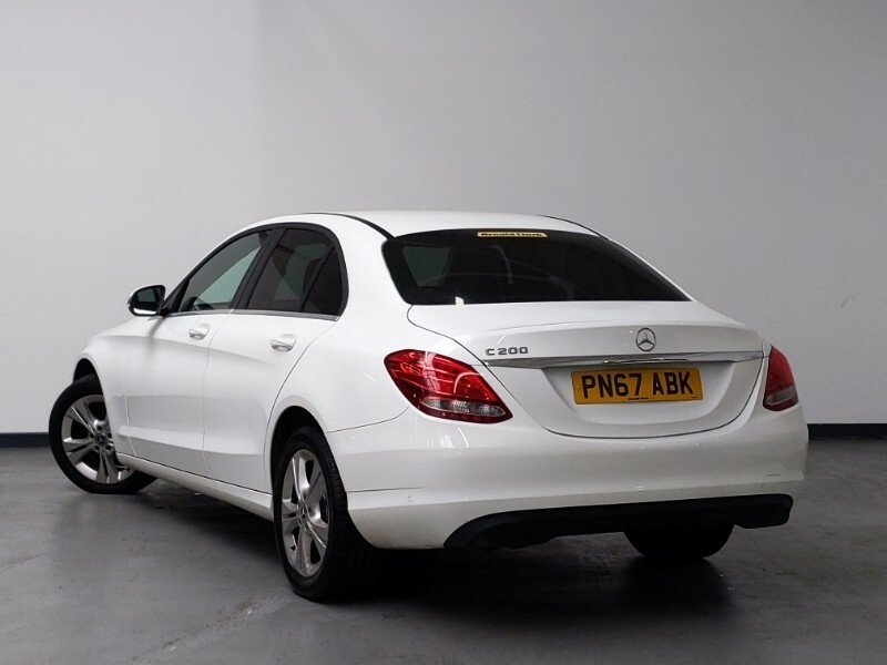 Mercedes-Benz C Class C200 Se Executive Edition PN67ABK White #2