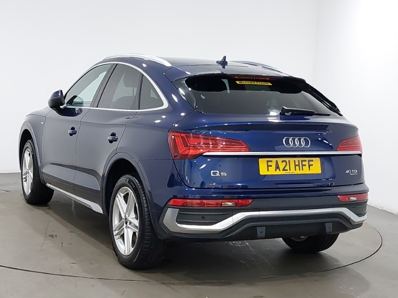 Audi Q5 40 Tdi Quattro S Line S Tronic FA21HFF Blue #2