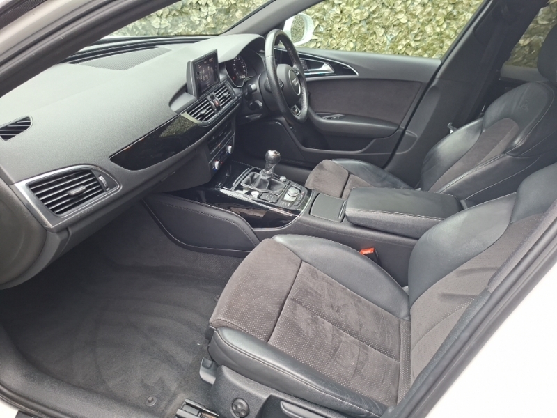 Audi A6 2.0 Tdi Ultra Black Edition White #5