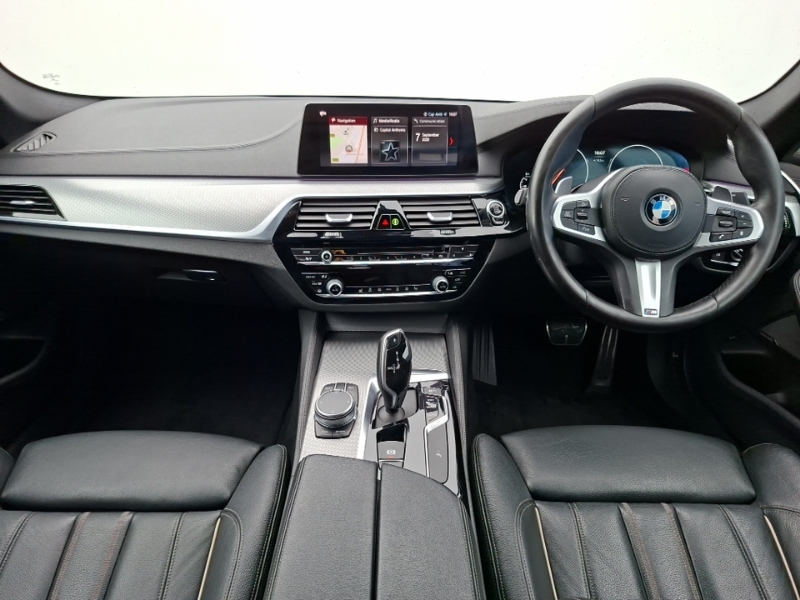 BMW 5 Series 520D Xdrive M Sport Silver #3